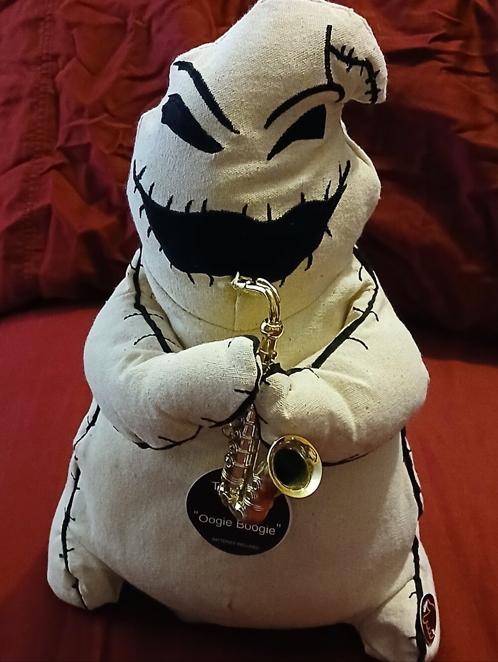 Oogie Boogie Kids Costume Plush Prop - Cream Halloween Character